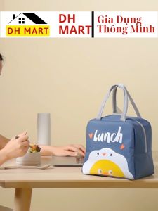 Túi Giữ Nhiệt Đựng Cơm Văn Phòng Túi Đựng Hộp Cơm Giữ Nhiệt Dễ Thương– Chống Thấm Có Khóa Kéo