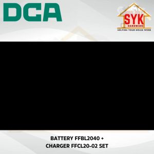 SYK DCA LI-ION Battery 4.0Ah (FFBL2040) + Charger (FFCL20-02) Battery Charger Kit Set Pengecas Dan Bateri Set 20Volts