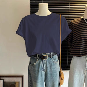 Áo Thun Cotton Cổ Tròn Tay Ngắn Dáng Rộng Phong Cách Mỹ Thường Ngày Mùa Hè Mới Về Cho Cặp Đôi