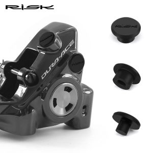 RISK Road Bike Oil Disc Clip Glue Injection Mouth Dust Plug Screw Cap DA Protective Cover 105UT Suitable for R7170/R8170/R9270