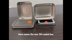 Lunch Box Food Grade 304 Stainless Steel Anti-leak Bento Box Strong Tightness Microwave Heating Stackable Thermal Lunch Box Stainless Steel Hot Food Bento Portable Home Meal Box