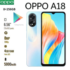 OPPO | 2026 Global Edition OPPO A18 4G Smartphone 6.56-inch 90Hz display 8+256GB storage 5000mAh battery 15W fast charging