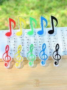Music Note Clip High Pitch Staff Eighth Note Student Gift Piano Prize Musical Symbol Stationery Sheet Music Clip Small Gift