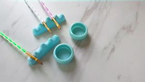 1/5 Set Professional Nail Brush Washing Equipment Acrylic Liquid Powder Container Nail Cup Nail Rrush Holder Manicure Tools