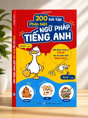 Sách - 200 bài tập ngữ pháp tiếng anh