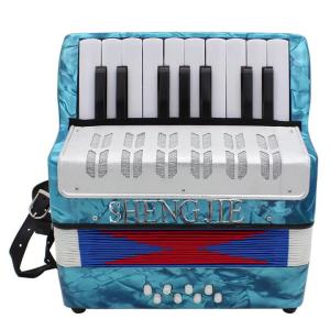 IRIN | Đàn Accordion 17 Phím 8 Âm Trầm Màu Xanh Ngọc Trai Vân Đá Cẩm Thạch Dành Cho Trẻ Em - Dụng Cụ Âm Nhạc Giáo Dục Sớm