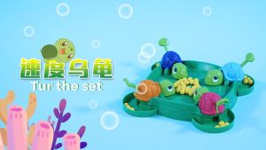 4 Players Hungry Turtle Eat Beans Ball Puzzle Family Interactive Board Game Learning Kids Boys Girls Indoor Toys 3375