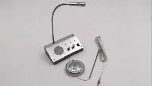Window intercom speaker Anti Interference Dual Way Intercom Mic Talk Through Glass for Counter Office Hospital Station