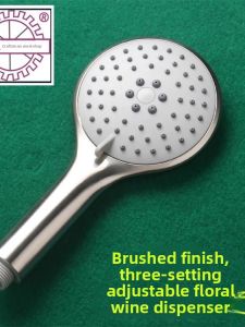 Handheld Matte Finish Shower Head with Three Modes Bathroom Bathing Shower Sprinkler Head Multi-Functional Shower Sprinkler