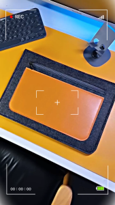 Túi Đựng Laptop Túi Chống Sốc Laptop Chất Liệu Len Nỉ Phối Da PU Nhiều Ngăn Tiện Lợi VP02 14 Inch