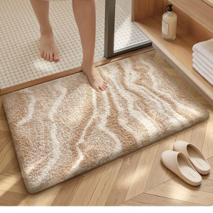 Dajiang (大江) | Bathroom Absorbant Non-Slip Flocked Thick Floor Mat