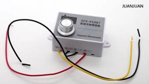 ZFX-P1007 500W PWM Speed Controller 0-100% Infinite Speed Dimmer Voltage Temperature Regulator for Motor Speed Regulation