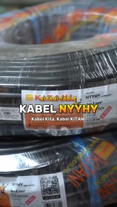 KITANI - NYYHY 3×4 mm² - 100 Meter -  Kabel Listrik Tembaga Serabut