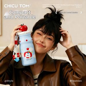 CHICU TOM | Cute Insulated Ceramic Straw Cup