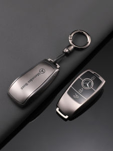 High-End Car Key Cover for Mercedes-Benz E300L C260L GLC300L A200L C200L Business Style TPU Material Driving Personal Item