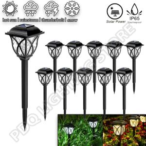 8 Pack Solar Yard Lights: Bright Outdoor LED Pathway Lighting