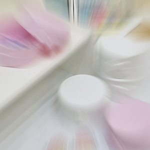 MI-C1419 Kotak Penyimpanan Mini Bulat Motif Pita Kuda / Tempat Perhiasan Mini Box Serbaguna