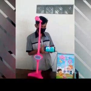 MAINAN MICROPHONE SUPER SHINGER MAINAN MIC KARAOKE ANAK MAINAN ANAK EDUKASI BELAJR BERNYANYI SH1251