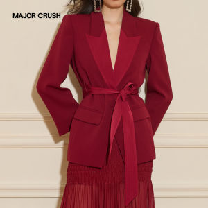 Celebrity Style Barcelona Red Matching Skirt Set