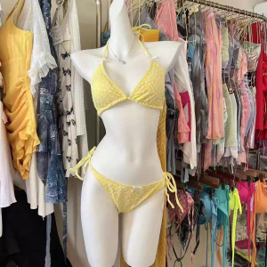 HAYOU | Áo Bikini Phong Cách Thái Lan Thiết Kế Gathers Cho Bãi Biển
