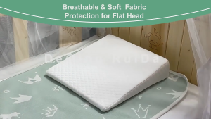 Mylilangelz Baby Infant Anti-Vomiting Wedge Pillow Elevated Supportive Cushion Slope Pad Pillow