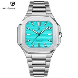 Đồng Hồ Nam Pagani Design 2025 Cao Cấp Máy Quartz Kính Sapphire Phủ AR Dạ Quang Dành Cho Doanh Nhân Dây Thép Không Gỉ Chống Nước