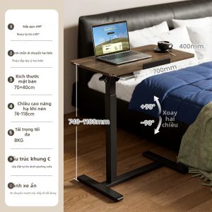 Brateck | Bàn Di Động Điều Chỉnh Một Bên