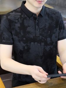 HENGYUANXIANG | Casual Short Sleeve Polo Shirt Mens Fashion Turn Collar T-Shirt Breathable Lightweight Cotton Polyester Blend Summer New Arrival