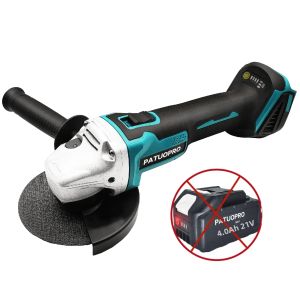 Máy Mài Góc Điện Không Dây 125mm Không Chổi Than Máy Đánh Bóng Sạc Được Dùng Cho Pin Makita 18V (Pin Không Bao Gồm)