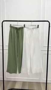 SV 6523 - Emma Pants | Silvervogue | Celana Katun Linen Pakaian Kasual Wanita