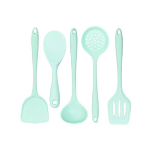 ตะหลิวทอด ทัพพีตักข้าว ชุดอุุปกรณ์ทำอาหาร ทัพพีซิลอโคน ตะหลิวซิลิโคน กันร้อน ทัพพี กระบวยมีรู ตะหลิวกรองน้ำมัน ตะหลิว กระบวยตักอาหาร