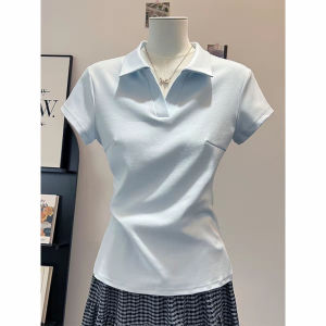 QIAOCHENXIAN | Áo Thun Tay Ngắn Slim Fit