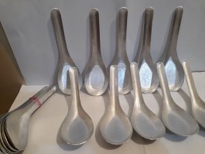 combo bộ 10 cái Muôi hoặc muỗm ăn phở bằng nhôm