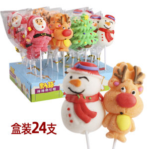 Online Candy Treats: Christmas Jelly Drops & Cute Santa Cotton Candy String