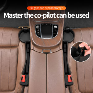 Car Seat Crevice Storage Box with Water Cup Holder Universal Multifunctional Car Seat Side Crevice Storage Box