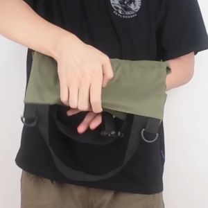 Multi-Purpose Roll Up Tool Bag Wrench Roll Canvas Tool Organizer Car First Aid Kit Wrap Roll Storage Tool Bag