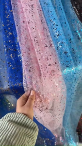 Glittery Sheer Table Runner Lightweight Tulle Fabric With Metallic Specks Perfect For Event And Daily Dining Table Decoration Table Runner