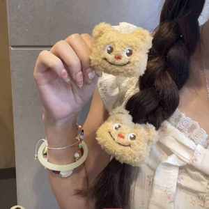 ริบบิ้นผูกผมลายหมีเนยสุดน่ารัก คลิปติดผม ประดับผม ตกแต่งผม ของเล่นแฟชั่นใหม่ ริบบิ้นผูกผมลายการ์ตูน ของเล่นสำหรับเด็ก