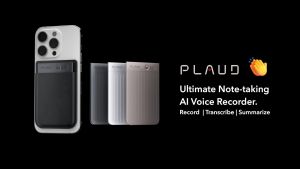 PLAUD NOTE AI Voice Recorder with Case - App Control Transcribe & Summarize AI Technology & Support 112 Languages