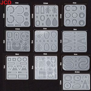 JCD Earring Resin Molds Jewelry Casting Molds Silicone Pendent Epoxy Resin Molds for Women Earrings DIY Jewelry Making Supplies