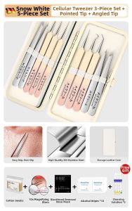 plys | High Precision Ultra Fine Blackhead Removal Set Cell Clip Tool for Pimple Extraction Beauty Makeup Tool from China