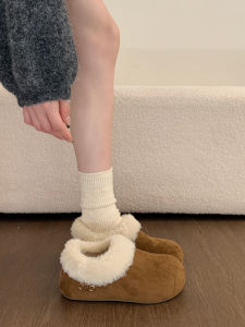 ZHENMO | Ugly Cute Womens Winter Shoes Fur Lined Increased Height