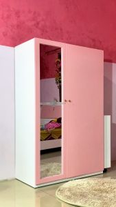 Adapta - Lemari 2in1 Dengan Meja Rias dengan Cermin - Lemari Multifungsi dengan Meja Kerja Minimalis