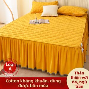Deesse | Chăn Bọc Giường Chống Khuẩn từ Bông Tinh Khiết 100% với Vỏ Đệm Bảo Vệ