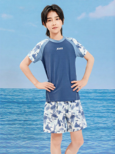 XTEP | Colorful Training Swimwear For Boys Separate Style