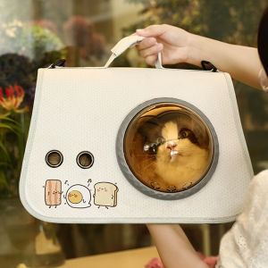 Portable Cat Bag Doggies Spacecraft Four Seasons Crossbody Pet Carrier Outdoors Traveling Pet Cage Supplies Cat Backpack