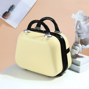 กระเป๋าเดินทางขนาดเล็กแบบพกพาสำหรับผู้หญิง ความจุขนาดใหญ่ กระเป๋าเครื่องสำอาง กระเป๋าใส่ของ กระเป๋าเดินทางแบบพกพา กระเป๋าเดินทางสำหรับเด็ก