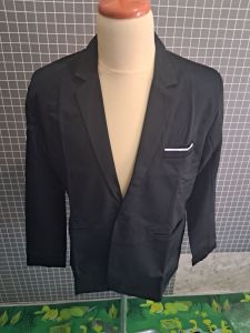 Jas Blazer Pria Slim Fit Pull puring dormeuill Warna Hitam