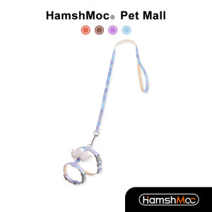 HamshMoc Personalised Cat Harness And Leash Set Adjustable Soft Kitten Vest Lightweight With Buckle Durable Leash For Cats Walking