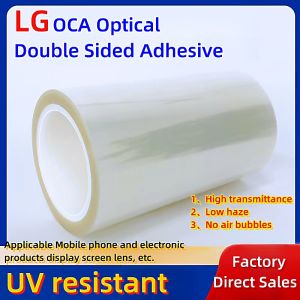 OCA Optical Adhesive Transparent Double Sided Adhesive Electronic Bonding Full Lamination Cell Phone Screen Paste Ultra Thin Tape Customized